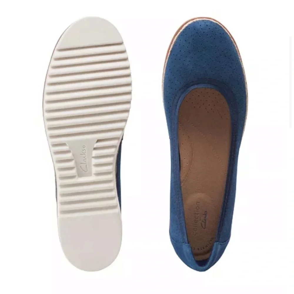 Clarks Collection Serena Kellyn Shoes Navy Size 9